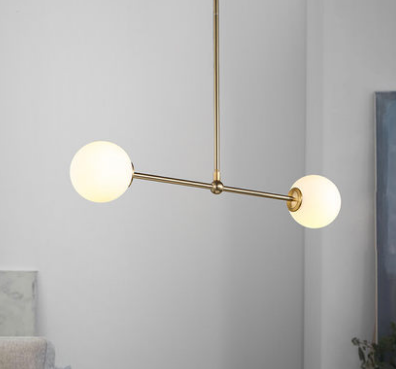 Steinar Modern Minimalist Antique Gold Pendant Light