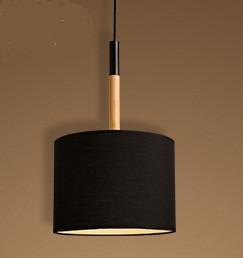 Sunniva Contemporary Drum Shaped Pendant Lamp