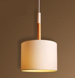 Sunniva Contemporary Drum Shaped Pendant Lamp