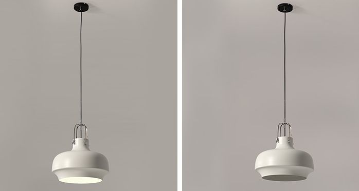 Sveinn Scandinavian Modern Bulbous Shaped Pendant Light