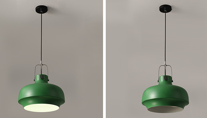 Sveinn Scandinavian Modern Bulbous Shaped Pendant Light