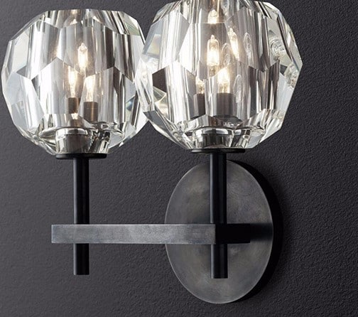 Thorpjornsen Modern Crystal Torch Wall Lamp