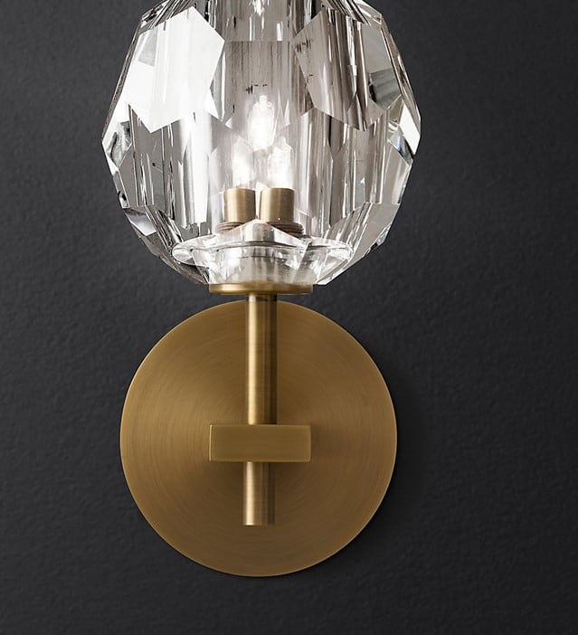 Thorpjornsen Modern Crystal Torch Wall Lamp