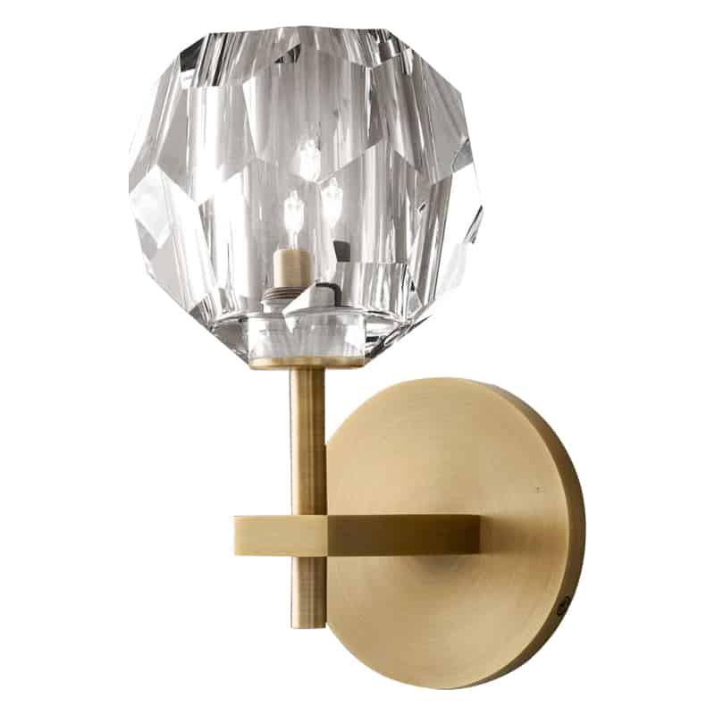 Thorpjornsen Modern Crystal Torch Wall Lamp