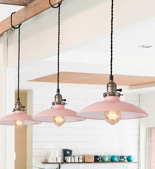Thorvald Industrial Vintage Twisted Cord Pendant Light