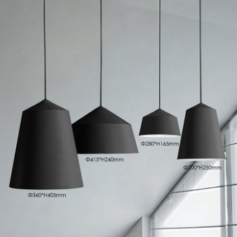 Torgeir Contemporary Minimalist Drum Shaped Pendant Light