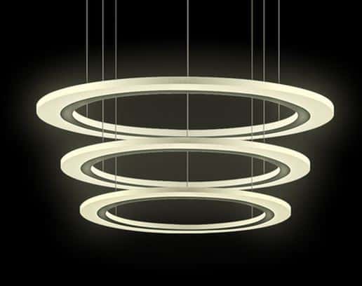 ALVAR Triple Halo Hanging Lights