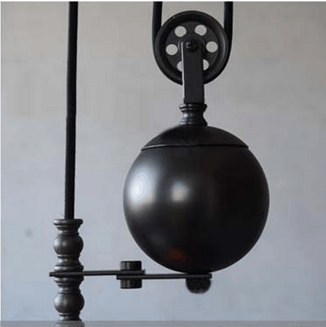 BORGHILD Disk Weighted Hanging Lamp