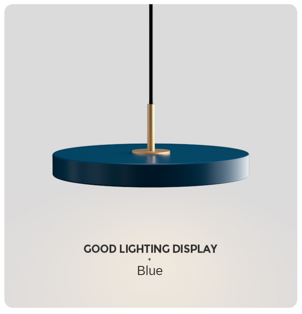 UFO Metal Led Pendant Light Modern Art Design Suspension Round Indoor Hanging Lamp Nordic Kitchen Dining Living Room Home Decor