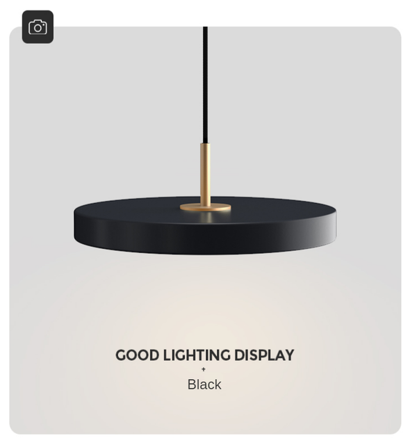 UFO Metal Led Pendant Light Modern Art Design Suspension Round Indoor Hanging Lamp Nordic Kitchen Dining Living Room Home Decor