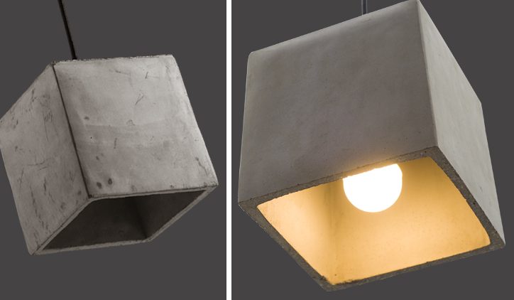 Ulla Scandinavian Concrete Geometric Pendant Light