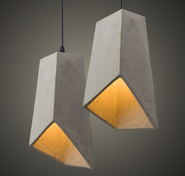 Ulla Scandinavian Concrete Geometric Pendant Light