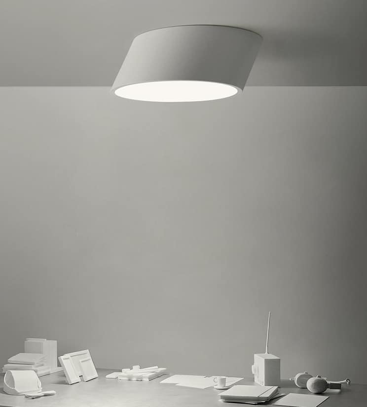 VILHELMINA Inclined Elliptical Ceiling Light