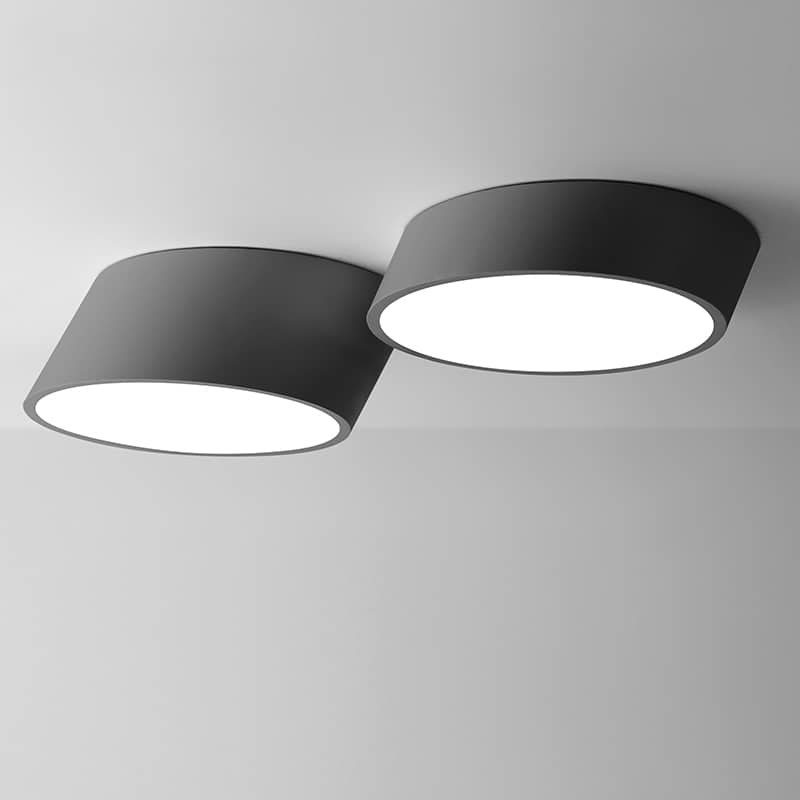 VILHELMINA Inclined Elliptical Ceiling Light