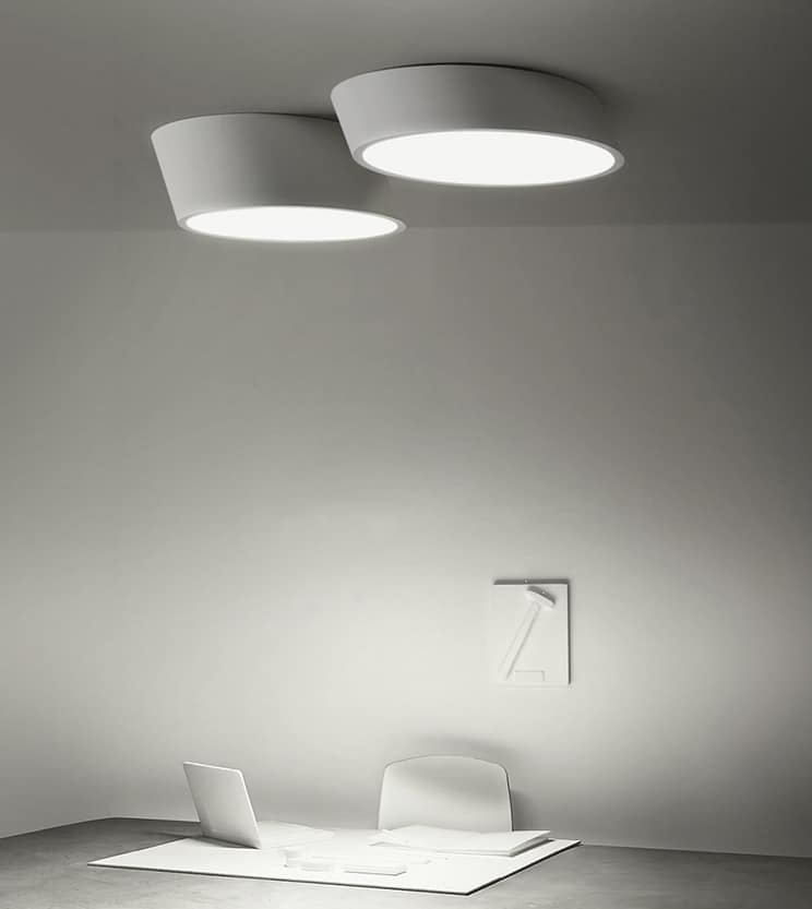 VILHELMINA Inclined Elliptical Ceiling Light