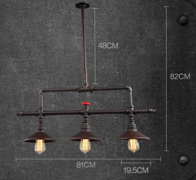 VILLE Ceiling Pipe Industrial Lamp