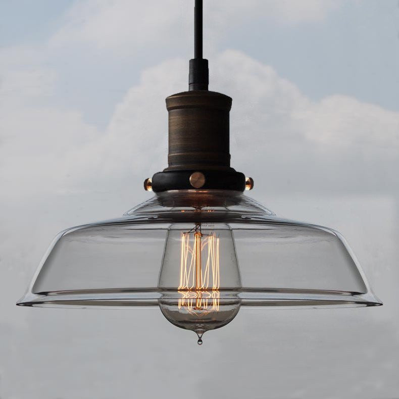 Retro Mason Glass Pendant Light - Catalogue.com.sg