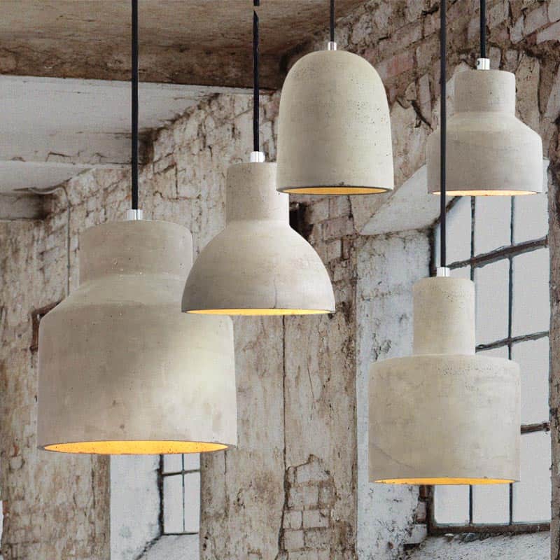 Jesper Vintage Cement Pendant Lamp