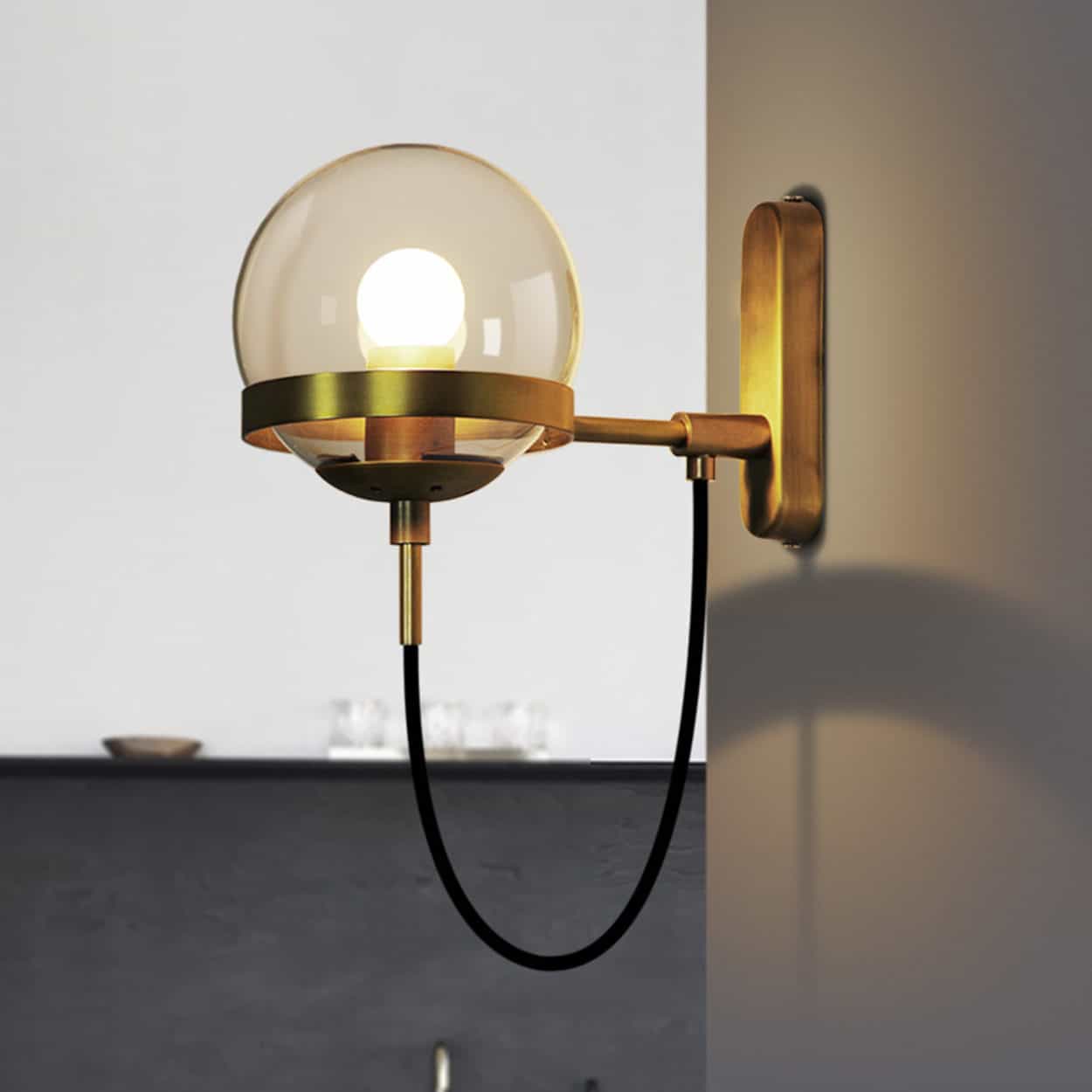 DORIT Vintage Globe Wall Lamp