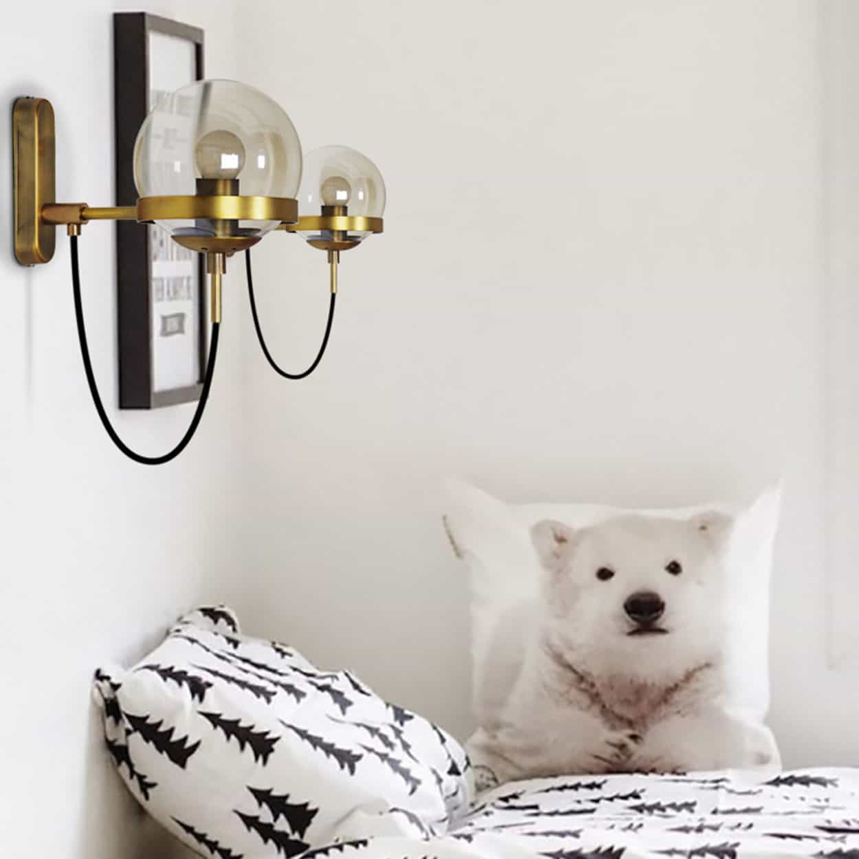 DORIT Vintage Globe Wall Lamp