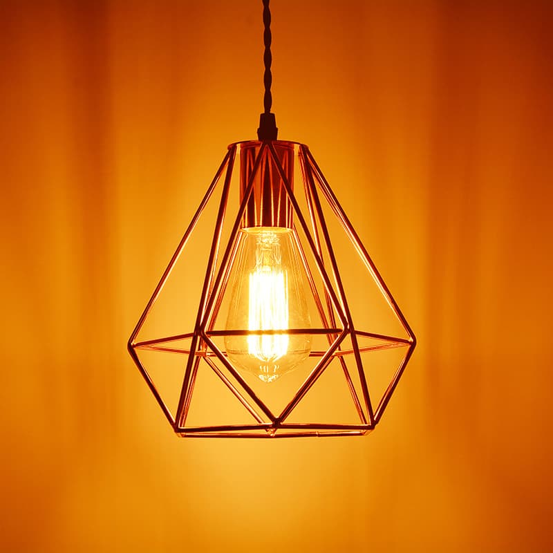 Rakona Classy Rose Pyramid Pendant Lamp