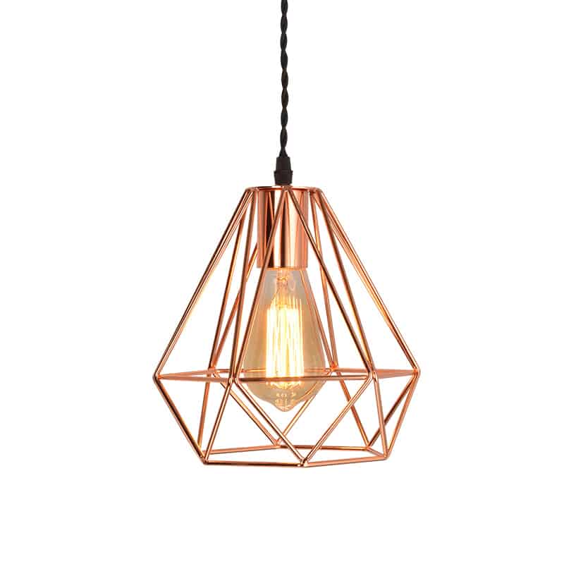 Rakona Classy Rose Pyramid Pendant Lamp
