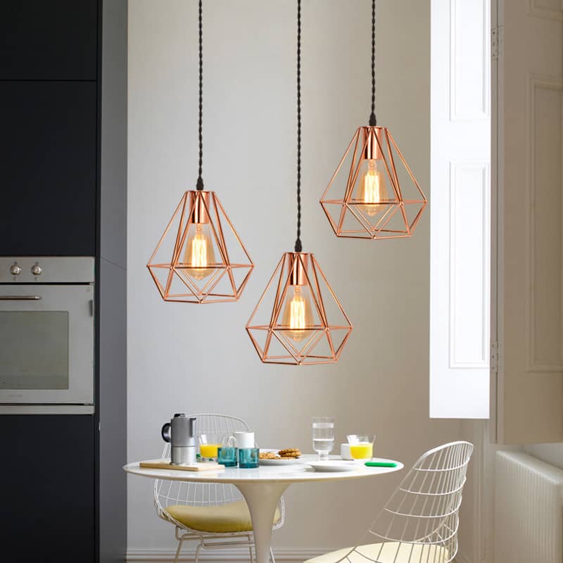 Rakona Classy Rose Pyramid Pendant Lamp