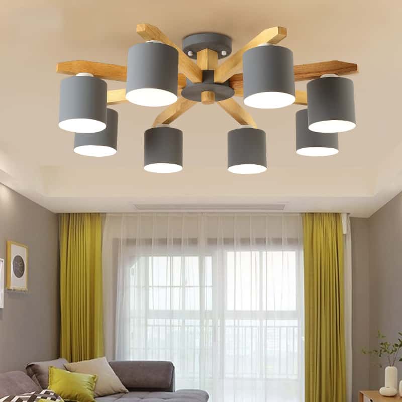 Dasona Wooden Macaron Pendant Lamp