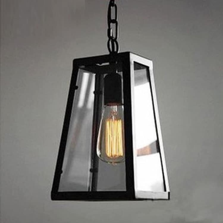 Xilinor Industrial Glass Case Pendant Lamp