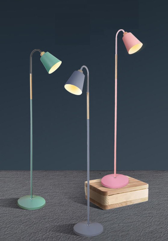 Yngve Contemporary Pastel Color Floor Lamp
