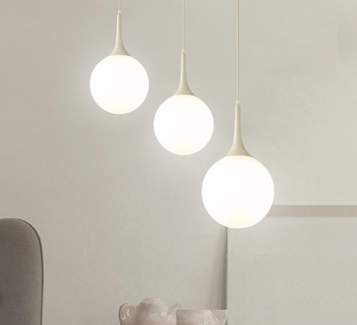 LED Milky White Pendant Light