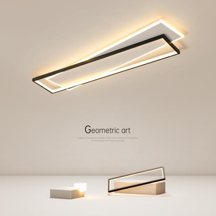 LED Creative Simple Modern Black & White Ceiling Light