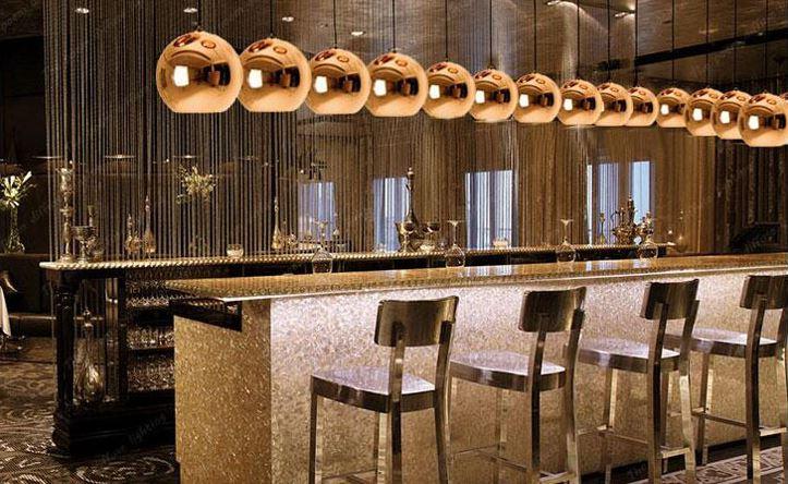 LED Electroplated Sphere Shape Pendant