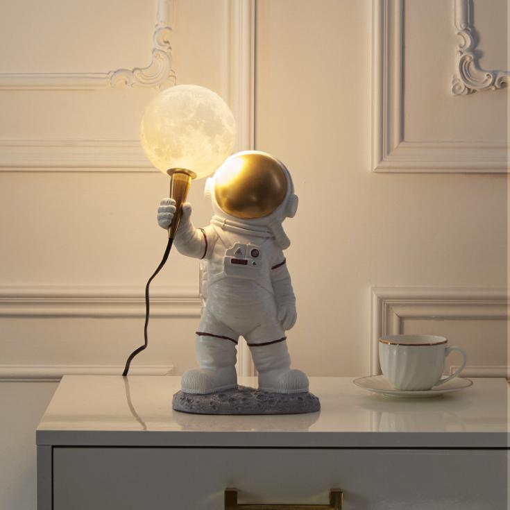 LED Resin Astronaut Creative Table Lamp
