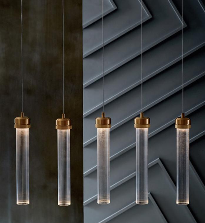 LED Glass Bar Modern Pendant Light