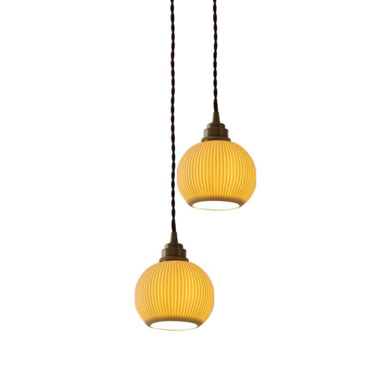 LED Retro Ceramic Pendant