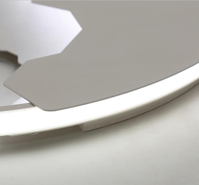 LED Post-modern B & W Ceiling Light