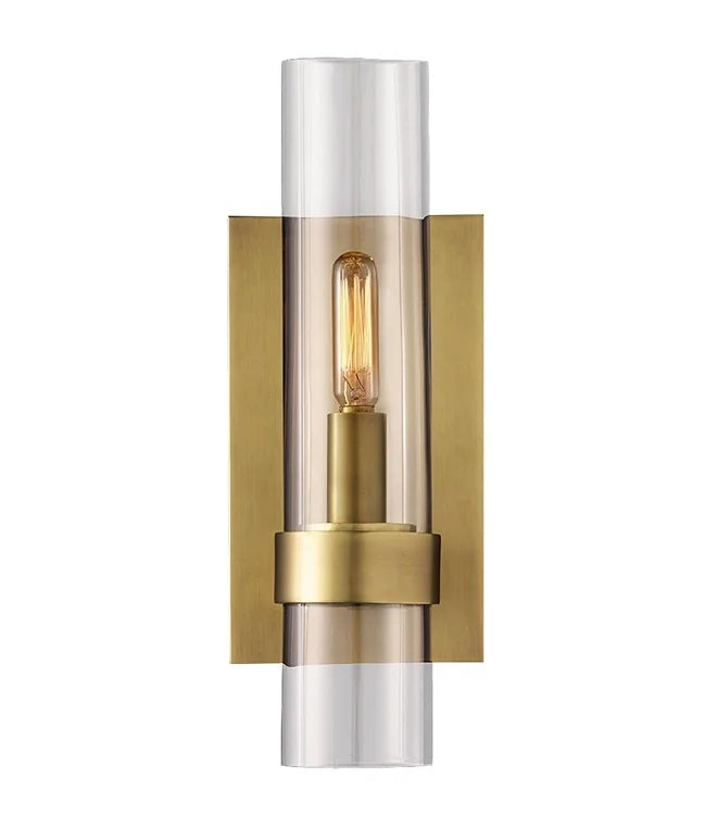 LED Glass Cylinder Design Decorative Wall Light