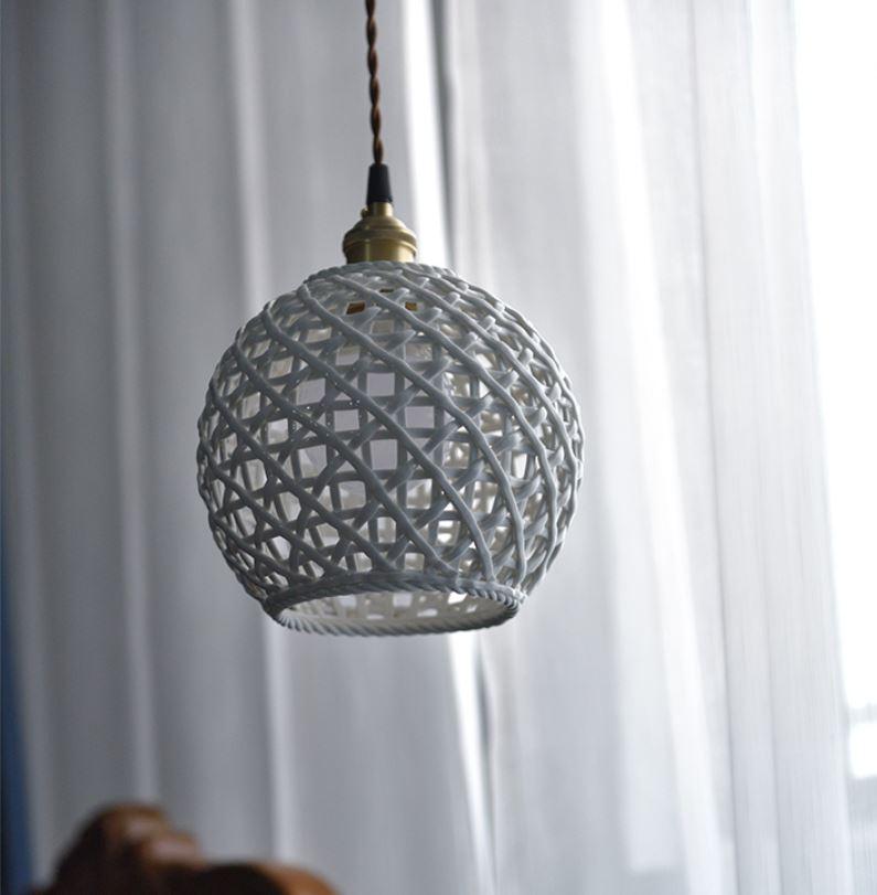 LED Ceramic Japanese Design Pendant