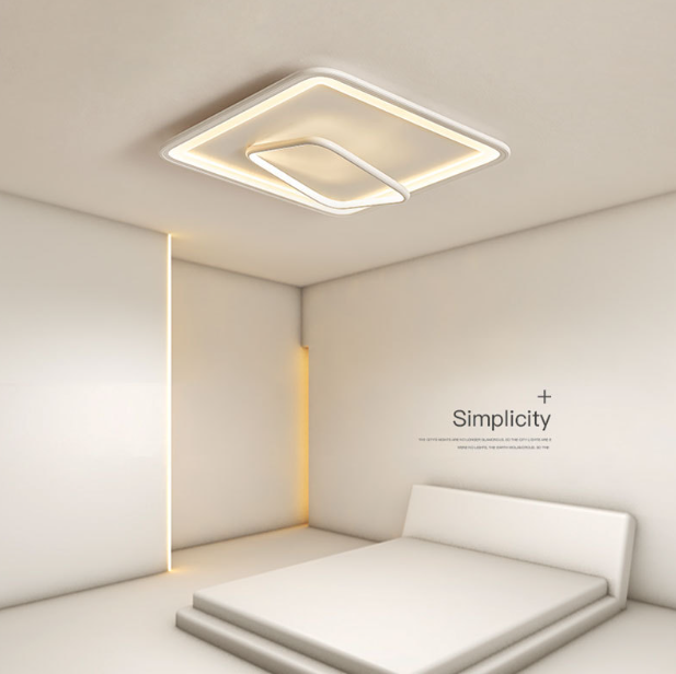 LED Dual-Square Creative Modern Ceiling Light