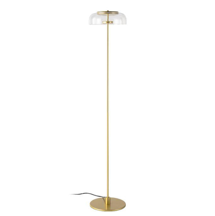 LED Glass Gold Floor Lamp