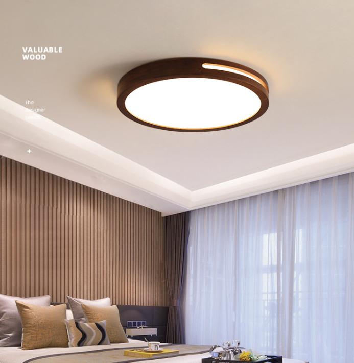 LED Classic Wood Basic Ceiling Light