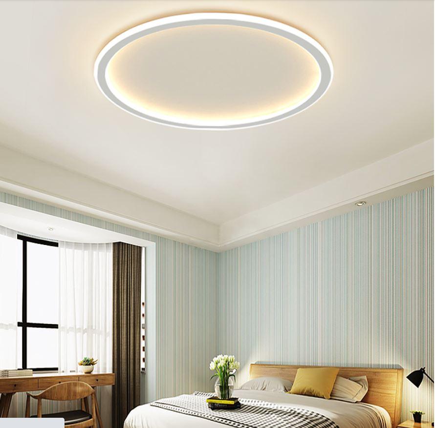 LED Simple Modern Ceiling Light Black+White