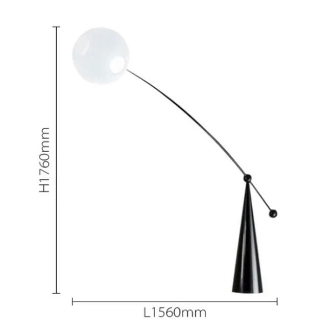 LED Moon & Branch Modern Floor Lamp