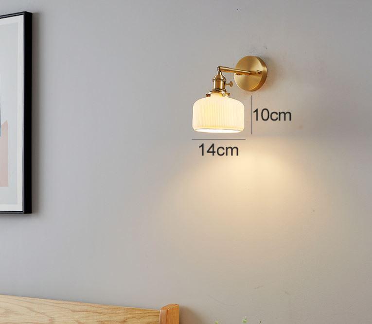 LED Retro Ceramic Wall Light