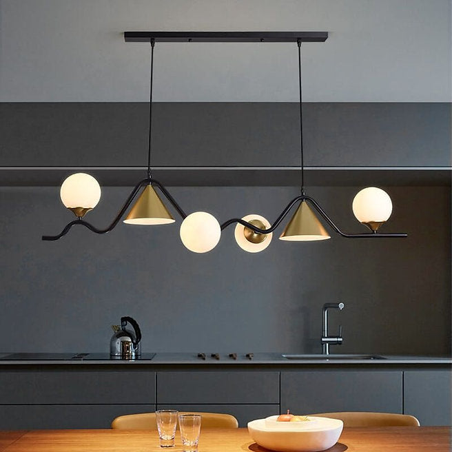 LED New Modern Wave Style Pendant Light