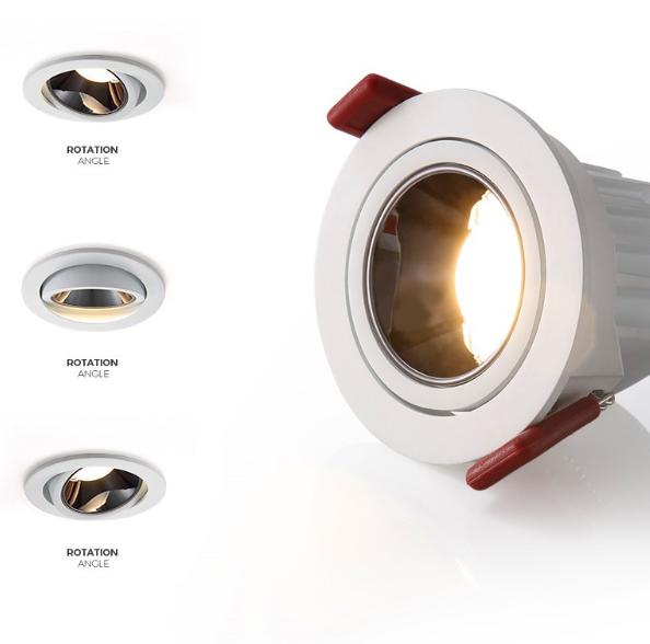 LED Recessed COB Adjustable Downlight CRI90