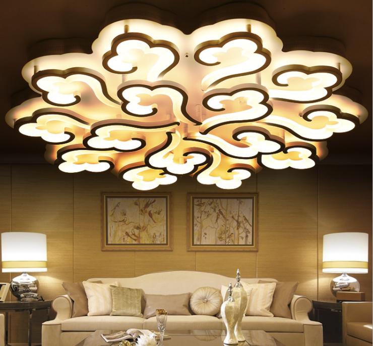 Acrylic LED Cloud Design Ceiling Light for Living Room Bedroom