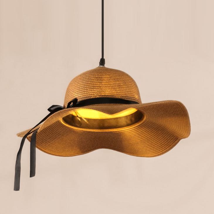 LED Hat Design Creative Pendant Light