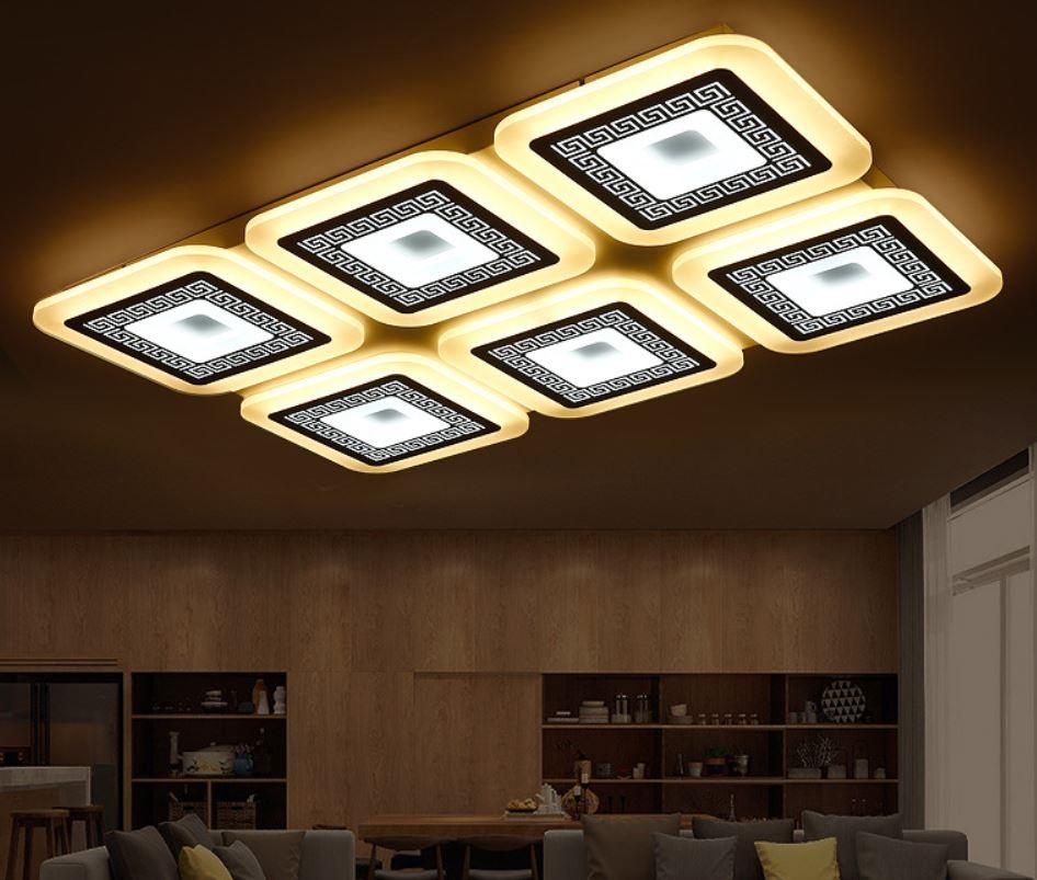 LED Acrylic Square Modern Chinese Design Ceiling Light